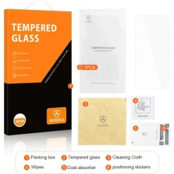 Amorus Samsung Galaxy A35 Full Screenprotector Gehard Glas