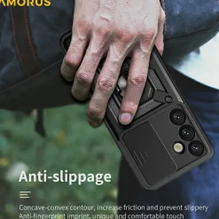 Amorus Samsung Galaxy S26 Plus Shield Case met Camera-schuif