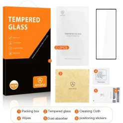 Amorus Samsung Galaxy Z Fold6 Screenprotector Gehard Glas