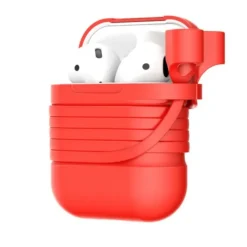 Baseus Luxe AirPods 1/2 Case met Anti-Lost Strap
