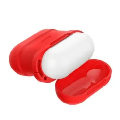 Baseus Luxe AirPods 1/2 Case met Anti-Lost Strap