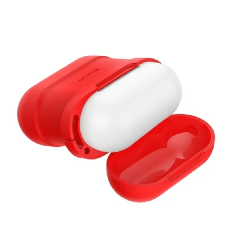 Baseus Luxe AirPods 1/2 Case met Anti-Lost Strap