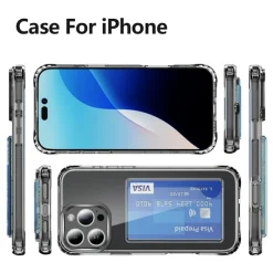 CaseBody Apple iPhone 16 Pro Max Shockproof Hoesje met Pasruimte