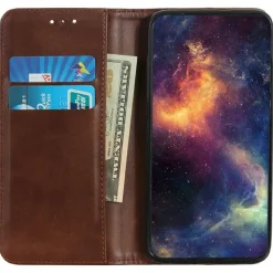 CaseBody Apple iPhone 17 Pro Real Leather Wallet Hoesje