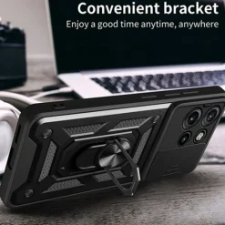 CaseBody Motorola Edge 50 Neo 5G Shield Case met Camera-schuif