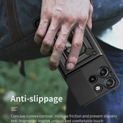 CaseBody Motorola Edge 50 Neo 5G Shield Case met Camera-schuif