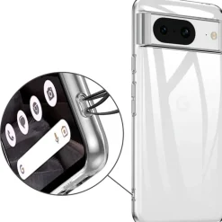 CaseBody Pixel 8 Pro Hoesje met Gehard Glas Screenprotector
