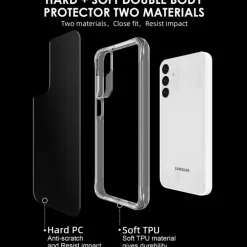 CaseBody Samsung A15 Dual Layer Anti-Shock Hoesje