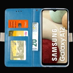 CaseBody Samsung Galaxy A12 Lace Zipper Portemonnee Hoesje