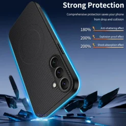 CaseBody Samsung Galaxy A57 Carbon Fiber Magnetic Hoesje