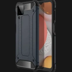 CaseBody Samsung Galaxy A12 Shockproof Hoesje Steel Armor