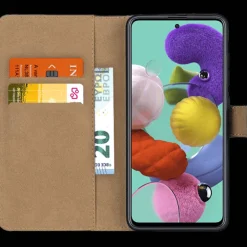 CaseBody Samsung Galaxy A51 Echt Lederen Bookcase