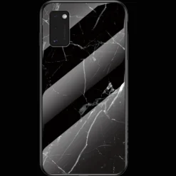 CaseBody Samsung Galaxy A41 Marble Glass Hoesje Gehard Glas