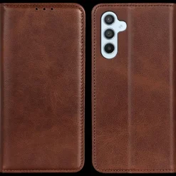 CaseBody Samsung Galaxy S24 FE Echt Leren Portemonnee Hoesje