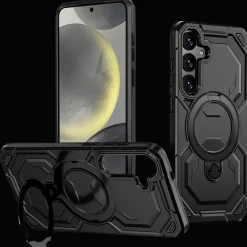 CaseBody Samsung Galaxy S26 Magnetic Kickstand Ring Hoesje