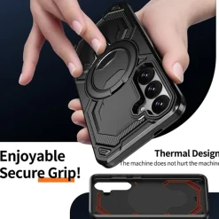 CaseBody Samsung Galaxy S26 Magnetic Kickstand Ring Hoesje