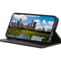 CaseBody Samsung Galaxy S24 FE Echt Leren Portemonnee Hoesje