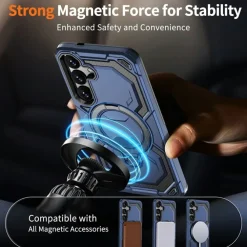 CaseBody Samsung Galaxy S26 Magnetic Kickstand Ring Hoesje
