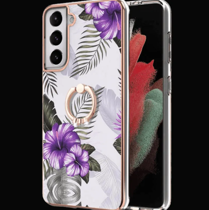CaseBody Samsung Galaxy S21 Case Met Ringhouder