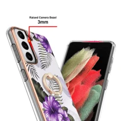 CaseBody Samsung Galaxy S21 Case Met Ringhouder