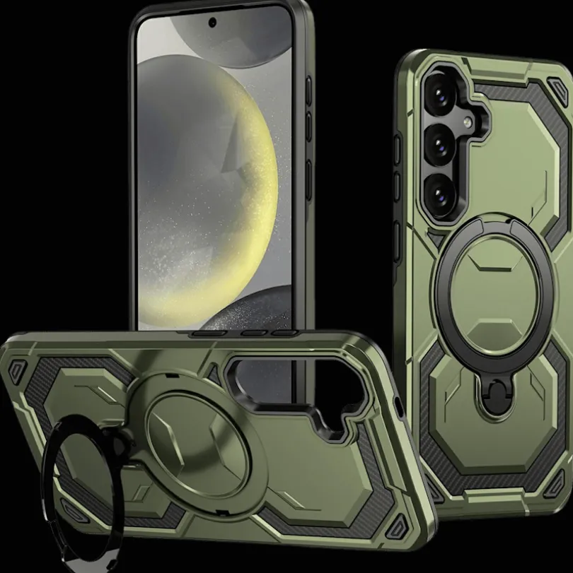 CaseBody Samsung Galaxy S26 Magnetic Kickstand Ring Hoesje