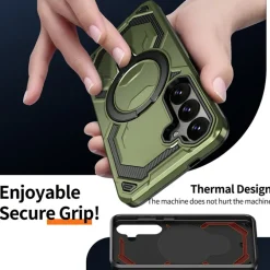 CaseBody Samsung Galaxy S26 Magnetic Kickstand Ring Hoesje
