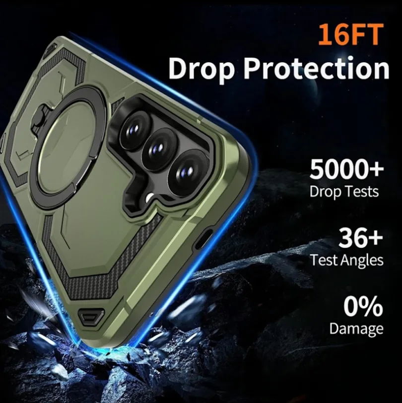 CaseBody Samsung Galaxy S26 Magnetic Kickstand Ring Hoesje