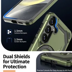 CaseBody Samsung Galaxy S26 Magnetic Kickstand Ring Hoesje