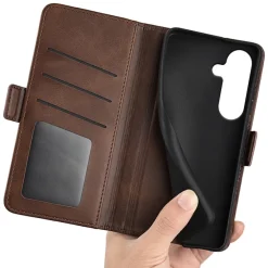 CaseBody Samsung S26 Real Leather Wallet Hoesje