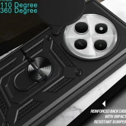 CaseBody Xiaomi Redmi 14C Shield Case met Camera-slider