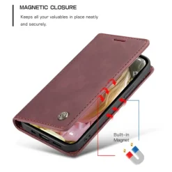 Caseme iPhone 13 Business Wallet Bookcase Hoesje