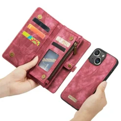 Caseme iPhone 14 Plus Vintage Portemonnee Hoesje