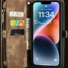 Caseme iPhone 14 Plus Vintage Portemonnee Hoesje