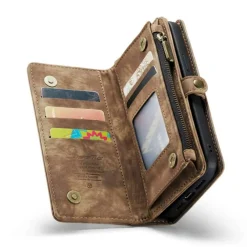 Caseme iPhone 14 Plus Vintage Portemonnee Hoesje