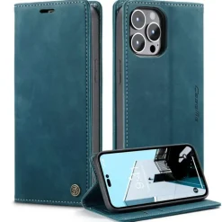Caseme iPhone 14 Pro Max Retro Portemonnee Hoesje
