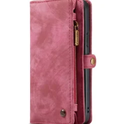 Caseme iPhone 13 Pro Portemonnee Hoesje Alles-in-één Rood