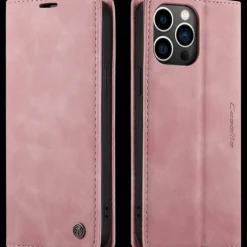 Caseme iPhone 14 Pro Retro Portemonnee Hoesje