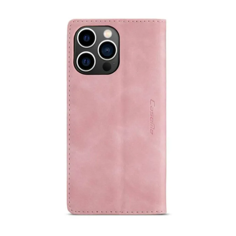 Caseme iPhone 14 Pro Retro Portemonnee Hoesje