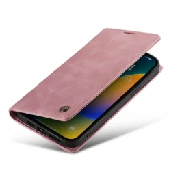 Caseme iPhone 14 Pro Retro Portemonnee Hoesje