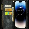 Caseme iPhone 15 Pro Vintage Portemonnee Hoesje