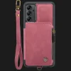 Caseme Samsung A14 Zipper Pocket Wallet Hoesje
