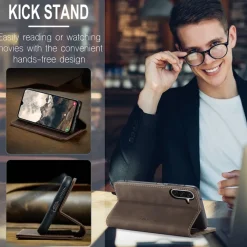 Caseme Samsung Galaxy A37 Business Bookcase Hoesje