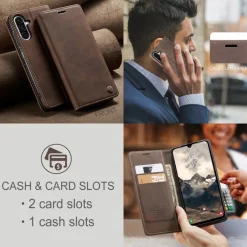 Caseme Samsung Galaxy A37 Business Bookcase Hoesje