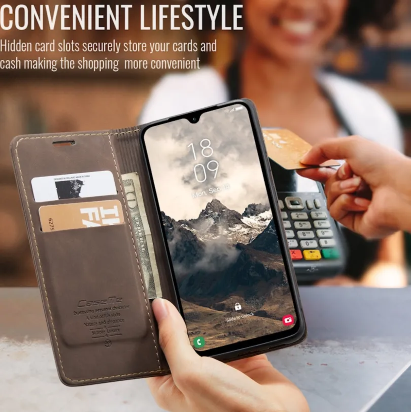 Caseme Samsung Galaxy A37 Business Bookcase Hoesje