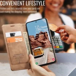Caseme Samsung Galaxy S25 FE Business Bookcase Hoesje