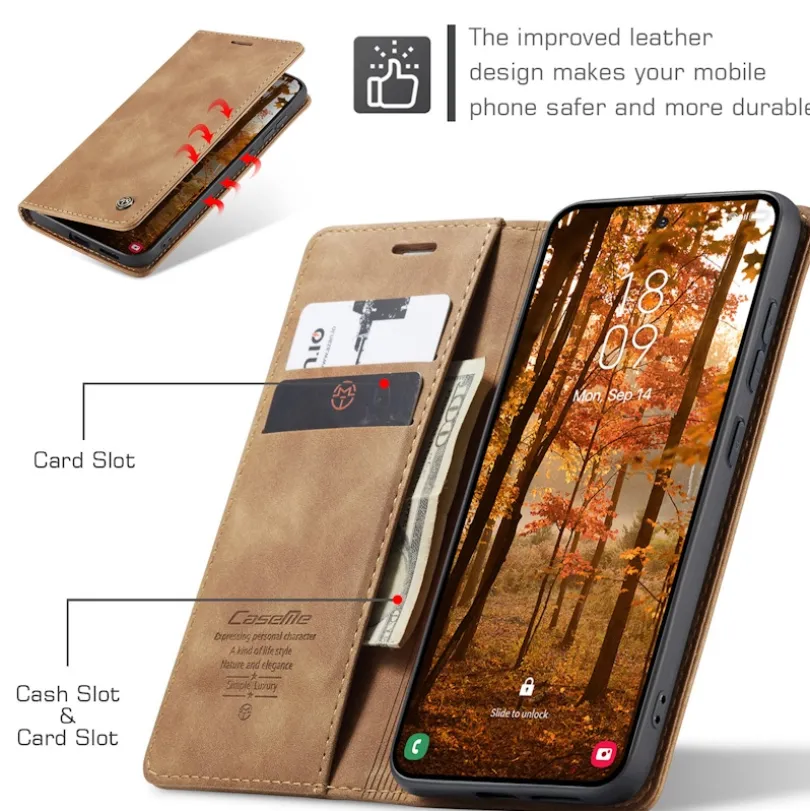 Caseme Samsung Galaxy S26 Plus Business Bookcase Hoesje