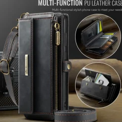 Caseme Samsung Galaxy S26 Plus Luxe Alles-in-één Portemonnee Hoesje