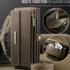 Caseme Samsung Galaxy S26 Ultra Luxe Alles-in-één Portemonnee Hoesje