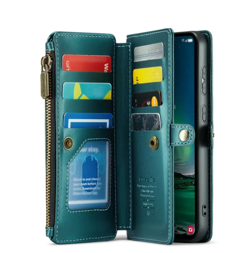Caseme Samsung S24 FE Clutch Wallet met Koord