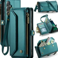 Caseme Samsung S24 FE Clutch Wallet met Koord